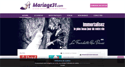 Desktop Screenshot of mariage31.com